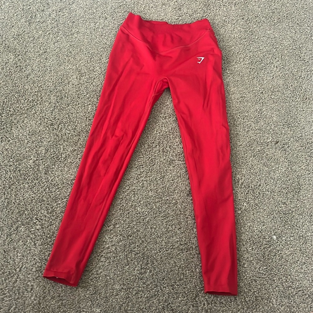 Gymshark leggings red